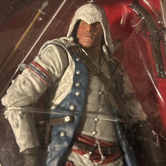 Assassins Creed 7” Action Figure Connor #5 Red Wave Color Tops Collector Edition - Picture 10 of 14